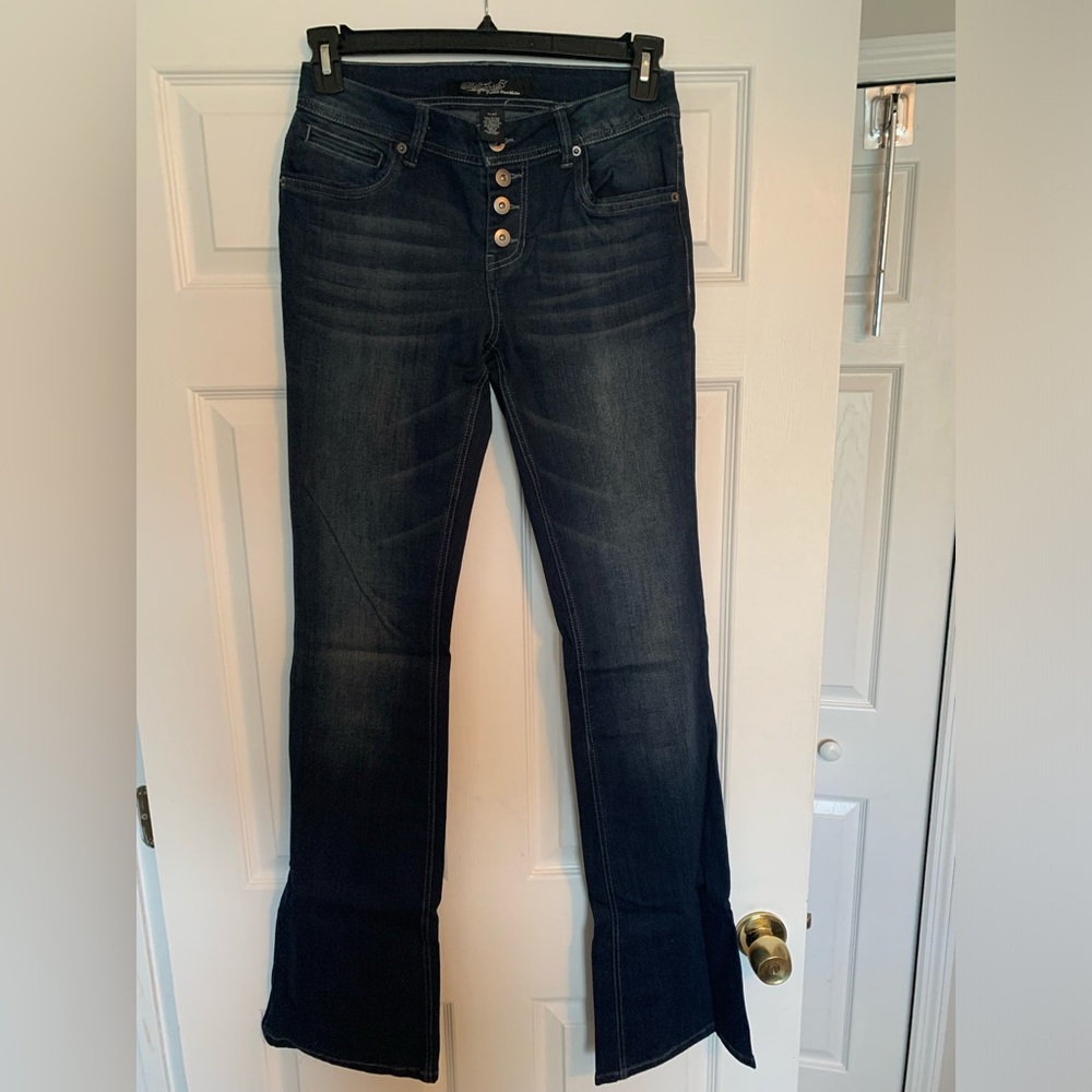 NWT Dark Wash Flare Jeans - Mid-Rise - Extra Tall 36.5” Long Inseam